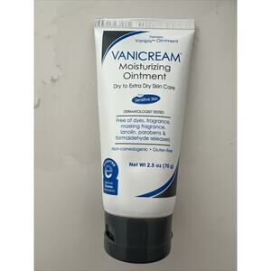 Vanicream Moisturizing Ointment Dry to Extra Dry Sensitive Skin Care, 2.5 oz NEW